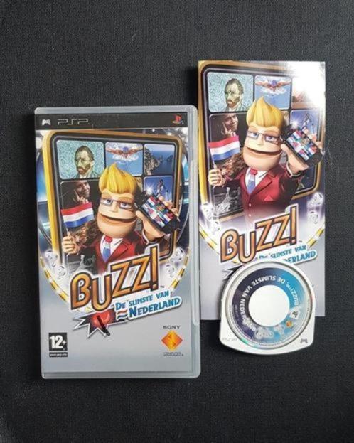 OPRUİMEN | PSP | Buzz! De Slimste van Nederland, Spelcomputers en Games, Games | Sony PlayStation Portable, Gebruikt, Puzzel en Educatief
