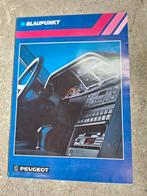 Blaupunkt folder peugeot 106 205 309 405 505 605, Ophalen of Verzenden, Zo goed als nieuw, Peugeot, Peugeot