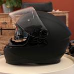 IXS mat zwarte motorhelm - Maat XS - met zonnevizier, Motoren, Kleding | Motorhelmen, Overige merken, Nieuw zonder kaartje, Systeemhelm