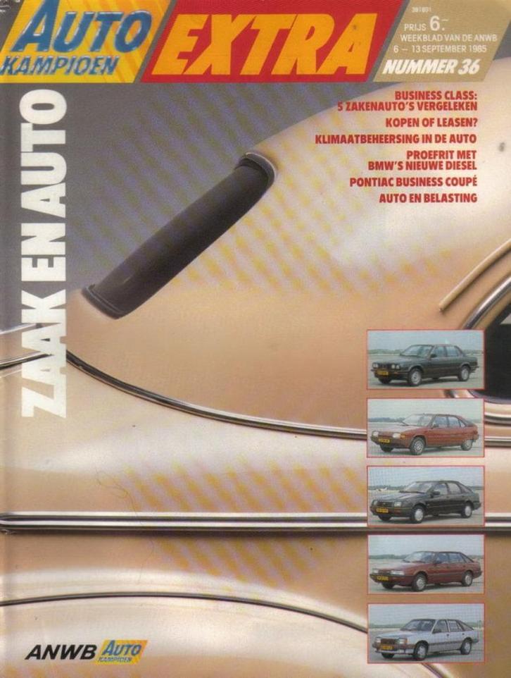 Autokampioen 36 1985 : Pontiac Business Coupe - Mercedes, Boeken, Auto's | Folders en Tijdschriften, Gelezen, Algemeen, Ophalen of Verzenden