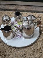 Thee service, Huis en Inrichting, Woonaccessoires | Dienbladen, Ophalen of Verzenden, Zo goed als nieuw, Rond, Hout