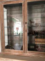 Mooie solide glazen vitrine, Zo goed als nieuw, Minder dan 100 cm, 25 tot 50 cm, 50 tot 100 cm