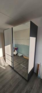 Garderobekast met spiegeldeur, Huis en Inrichting, Kasten | Kledingkasten, Ophalen, Gebruikt, 200 cm of meer, 150 tot 200 cm