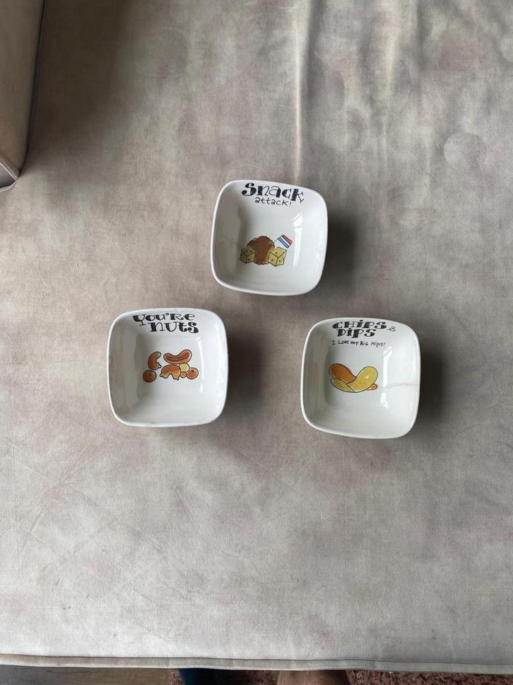 Diverse Blond Amsterdam Snack Schalen, Huis en Inrichting, Woonaccessoires | Schalen en Manden, Zo goed als nieuw, Schaal, Vierkant