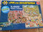 Jan van Haasteren 3x1000st, Ophalen of Verzenden, 500 t/m 1500 stukjes, Zo goed als nieuw, Legpuzzel