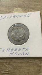 Zeldzame Gas muntjes B.G. Gemeente Hoorn, Postzegels en Munten, Penningen en Medailles, Ophalen, Overige materialen, Nederland