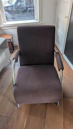 Leuke fateuil antraciet/grijs, Huis en Inrichting, Fauteuils, Ophalen, Zo goed als nieuw, Minder dan 50 cm