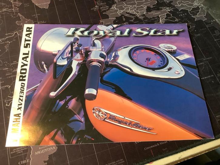 Yamaha Royal Star XVZ1300 Brochure.   (Y3), Motoren, Handleidingen en Instructieboekjes, Yamaha, Ophalen of Verzenden