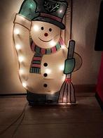 Dubbelzijdig verlichting sneeuwpop, Diversen, Ophalen of Verzenden, Gebruikt