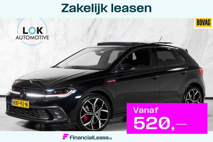 Volkswagen Polo 2.0 TSI GTI PANO|IQLIGHT|CAMERA|ACC|KEYLESS, Auto's, Volkswagen, Bedrijf, Lease, Financial lease, Polo, ABS, Achteruitrijcamera