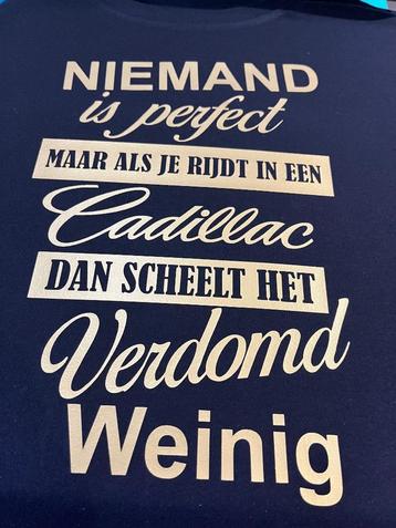 Cadillac t-shirt, trui of hoodie beschikbaar voor biedingen