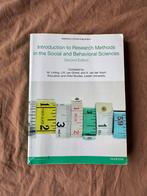 Introduction to Research Methods in Social and Behavioral, Boeken, Ophalen of Verzenden, Gelezen, Overige niveaus