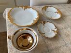 4 Pieces Wawel White & Gold Porcelain, Antiek en Kunst, Antiek | Servies los, Verzenden