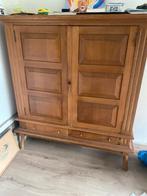 Vintage - Houten kast met deuren (70 jaar), Ophalen, Gebruikt, 100 tot 150 cm, 150 tot 200 cm