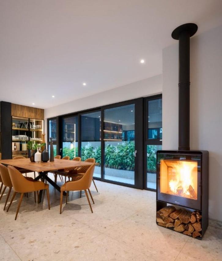 Lacunza Atlantic Ecodesign houtkachel op voorraad!!, Huis en Inrichting, Woonaccessoires | Overige, Nieuw, Ophalen of Verzenden