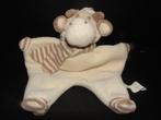 HAPPY HORSE KOE SEBASTIAAN KNUFFELDOEKJE VELOURS WIT/BEIGE M, Kinderen en Baby's, Speelgoed | Knuffels en Pluche, Ophalen of Verzenden