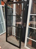 93x201,5cm stomp Skantrae SSL 4004 staallook zwart SL30, Ophalen, 80 tot 100 cm, Glas, Binnendeur