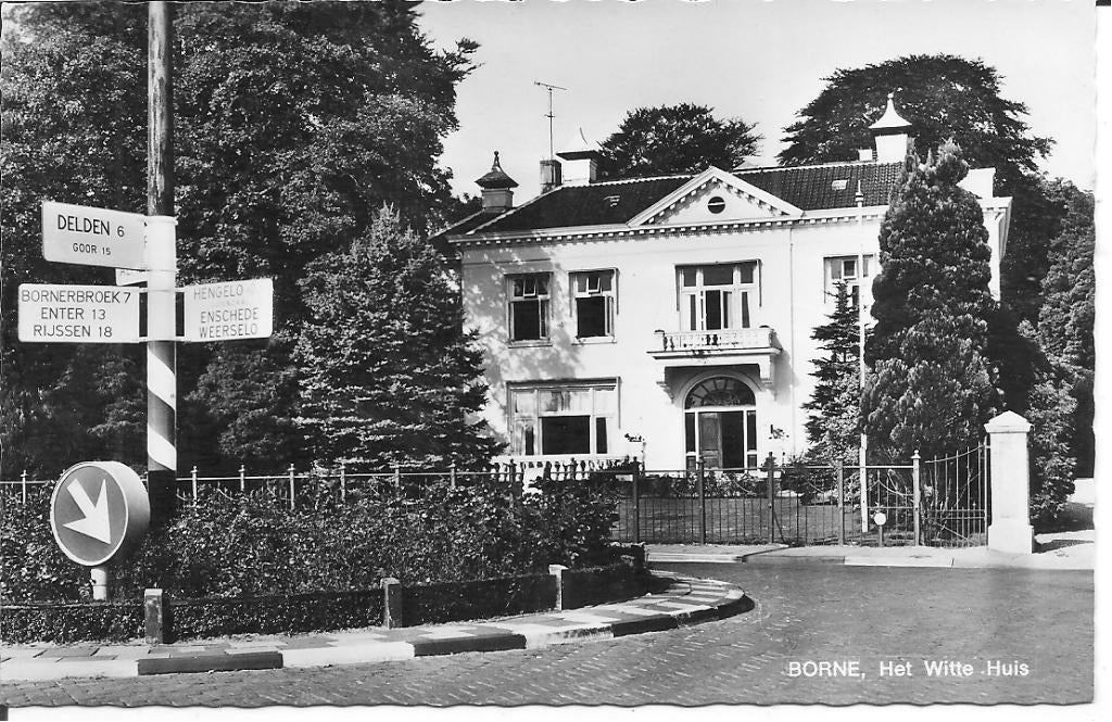 Borne Het Witte Huis., Verzamelen, Ophalen of Verzenden, 1960 tot 1980, Ongelopen, Overijssel