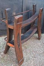 Wijnrek.  Ca 1920/1940. Robuust/stoer.  Eikenhout.  65/51 cm, Huis en Inrichting, Woonaccessoires | Wijnrekken, Ophalen, Zo goed als nieuw