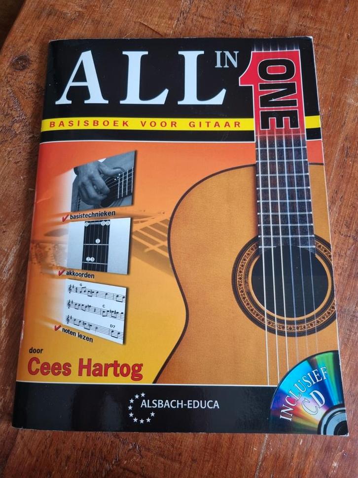 All in one Cees Hartog - Nauwelijks gebruikt!, Muziek en Instrumenten, Bladmuziek, Zo goed als nieuw, Les of Cursus, Klassiek