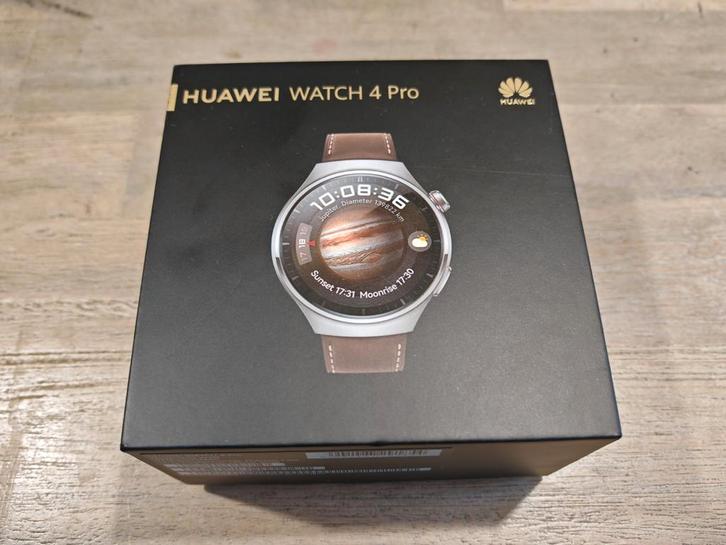 Huawei Watch 4 Pro, Sieraden, Tassen en Uiterlijk, Smartwatches, Gebruikt, Android, Zwart, Afstand, Calorieverbanding, Conditie