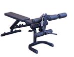 Halterbank (Body Solid) met Leg developer attachment, Sport en Fitness, Fitnessmaterialen, Ophalen, Zo goed als nieuw, Benen, Fitnessbank