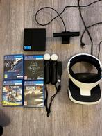 Playstation VR, Ps5 Adapter, Camera, Controllers, 4 games, Spelcomputers en Games, Met games, Met 2 controllers, Ophalen of Verzenden