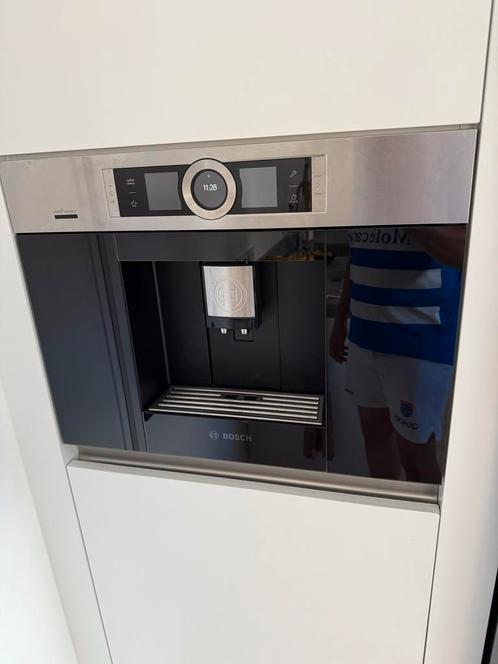 Bosch Inbouw Koffiemachine, Witgoed en Apparatuur, Koffiezetapparaten, Gebruikt, Koffiebonen, Espresso apparaat, 1 kopje, Afneembaar waterreservoir