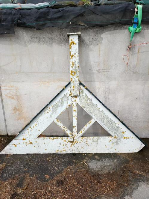 Uilenbord hardhout met raampjes, Doe-het-zelf en Verbouw, Overige Doe-het-zelf en Verbouw, Gebruikt, Ophalen