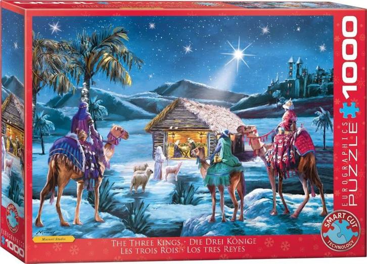 Eurographics - The Three Kings - 1000 stukjes, Hobby en Vrije tijd, Denksport en Puzzels, Nieuw, Legpuzzel, 500 t/m 1500 stukjes