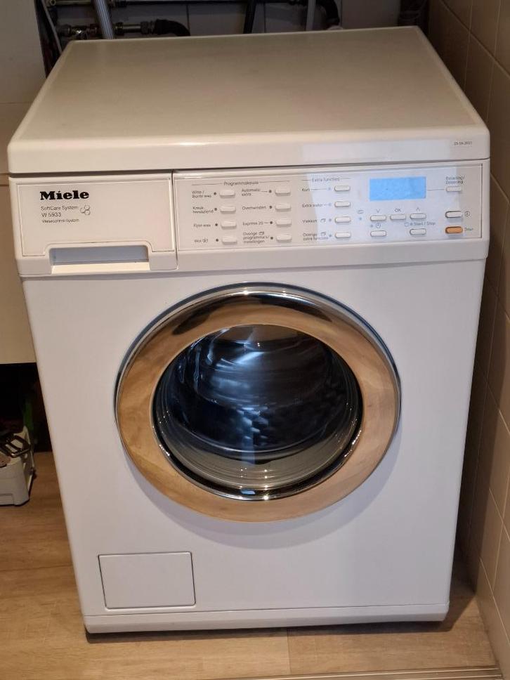 Miele wasmachine W5933, Witgoed en Apparatuur, Wasmachines, Niet werkend, Voorlader, 85 tot 90 cm, 1200 tot 1600 toeren, Ophalen of Verzenden