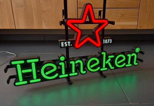 Heineken XXL LED Neon Lichtreclame zgan, Verzamelen, Biermerken, Zo goed als nieuw, Overige typen, Heineken, Ophalen of Verzenden