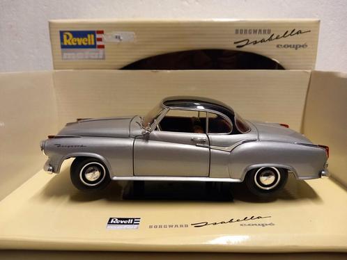 Borgward Isabella coupe zilver of creme Revell 1:18 KRD, Hobby en Vrije tijd, Modelauto's | 1:18, Zo goed als nieuw, Auto, Revell