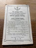 Postma Grieteje 1847-1879 St Nicolaasga x Nijholt - 25731, Ophalen of Verzenden, Bidprentje