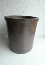 Bloempot pot aardewerk bruin, Ophalen of Verzenden
