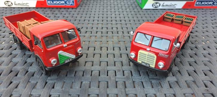 OM Fiat Leoncino, Pianale /  Plateau / Eligor 1950, Hobby en Vrije tijd, Modelauto's | 1:43, Nieuw, Bus of Vrachtwagen, Overige merken