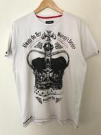 Pull & bear t shirt print British icons serie mt XL, Kleding | Heren, T-shirts, Wit, Maat 56/58 (XL), Ophalen of Verzenden, Zo goed als nieuw