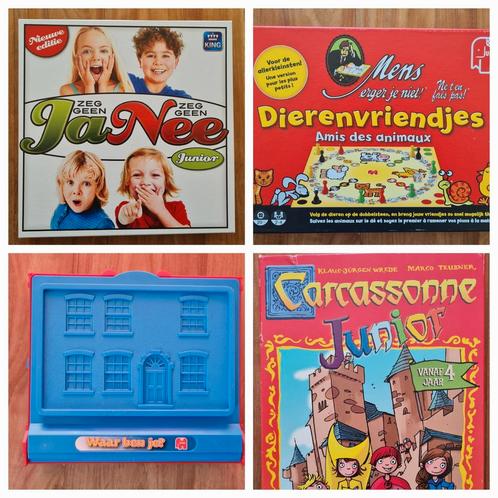 Diverse kinderspellen, Hobby en Vrije tijd, Gezelschapsspellen | Bordspellen, Gebruikt, Een of twee spelers, Drie of vier spelers