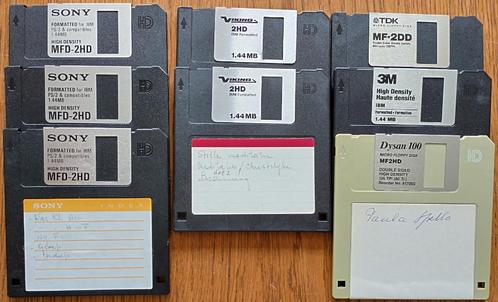GRATIS 8 x vintage floppys, Computers en Software, Beschrijfbare discs, Gebruikt, Overige typen, Herschrijfbaar, Ophalen
