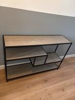 Industriële Sidetable, Huis en Inrichting, Tafels | Sidetables, Ophalen, Gebruikt, 100 tot 150 cm, Metaal