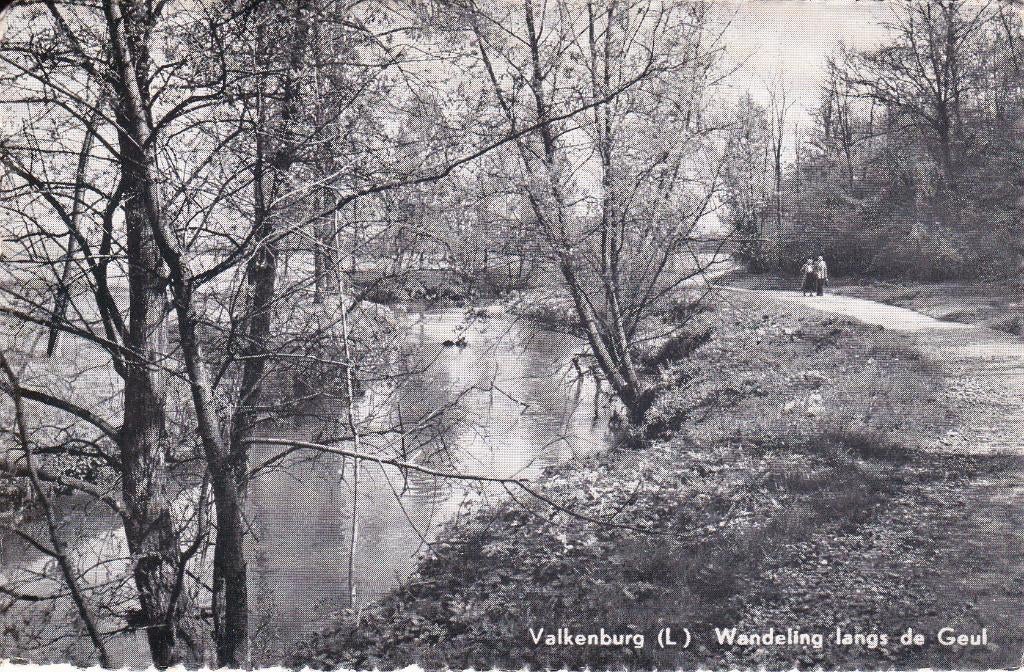 04929 Valkenburg - Wandeling langs de Geul, Verzamelen, Ansichtkaarten | Nederland, Ongelopen, Limburg, 1940 tot 1960, Verzenden