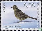 Postzegel Luxemburg 2019: vogel dier europazegel, Ophalen of Verzenden, Luxemburg, Gestempeld