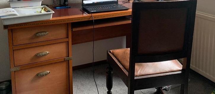 Gautier bureau tienerkamer - goede staat!, Huis en Inrichting, Bureaus, Gebruikt, Bureau, Ophalen
