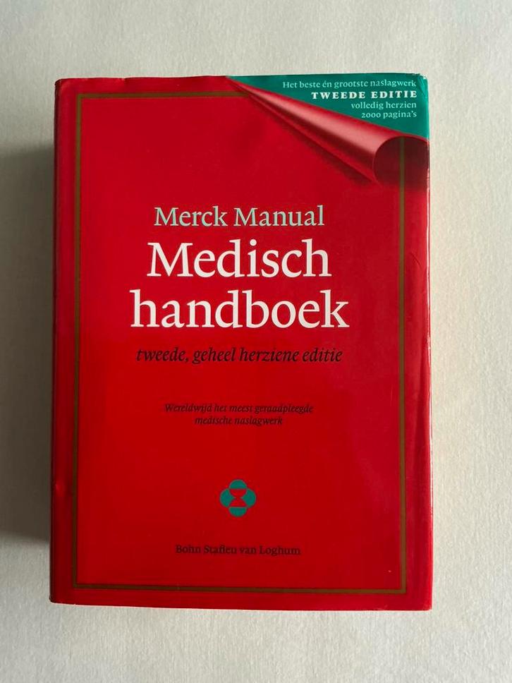 Merck manual medisch handboek, Boeken, Studieboeken en Cursussen, Zo goed als nieuw, WO, Beta, Ophalen of Verzenden