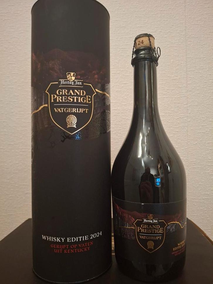 Hertog Jan Grand Prestige 2024 Whisky editie Kentucky, Verzamelen, Biermerken, Nieuw, Flesje(s), Hertog Jan, Ophalen of Verzenden