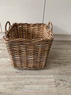 Mooie rieten kube grey mand, Ophalen of Verzenden, Zo goed als nieuw