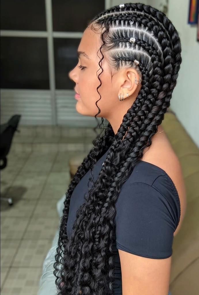 Haar vlechten braids en meer, Sieraden, Tassen en Uiterlijk, Uiterlijk | Haarverzorging, Zo goed als nieuw, Pruik of Haarverlenging