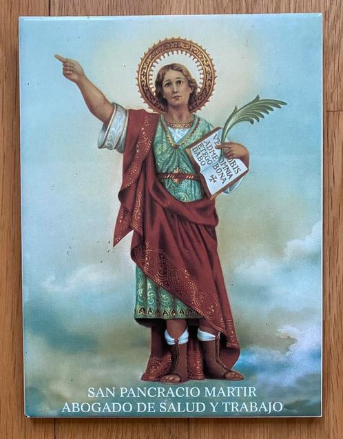 TEGEL - SINT PANCRATIUS ( Spanje  ), Antiek en Kunst, Curiosa en Brocante, Verzenden