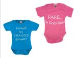 Rest partij rompertjes | roze of blauw romper | met tekst, Overige typen, Jongetje of Meisje, Nieuw, Ophalen of Verzenden