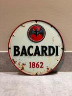Mancave Bar Café Wanddecoratie metalen bordje merk Bacardi, Ophalen of Verzenden, Zo goed als nieuw, Reclamebord